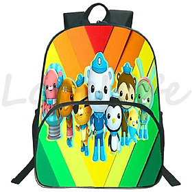 Mochila Các Octonauts Ba Lô Dành Cho Thiếu Niên Học Sinh Học Bé Trai Bé Gái Hoạt Hình Sinh Đựng Kid-Du Lịch Trẻ Em Ba Lô