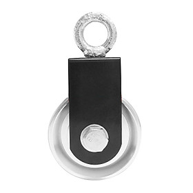 Single Pulley Block Stainless Steel Heavy Duty Hardware Lifting Rope Cable Guide Wheel Swivel Rigging Cables Pulley Loading 300kg