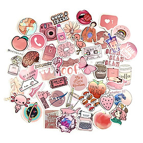 Sticker Peach Màu Lòng Đào Hình Dán Trang Trí Nón Bảo Hiểm Va Ly Decal Chống Nước Chất Lượng Cao Bomb Laptop Xe Đạp Xe Máy Xe Điện Motor Máy Tính Học Sinh Tủ Quần Áo Nắp Lưng Điện Thoại