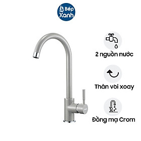 Mua Vòi Rửa Chén Hafele HT19-GH1F270 - Đồng Mạ Màu Đá & Crom - 2 Đường Nước - Hàng Chính Hãng