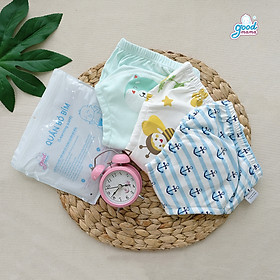 Quần Bỏ Bỉm Goodmama Chính Hãng chất liệu Cotton 6 Lớp Size 80/90/100/110 Cho Bé Size 80,90,100,110