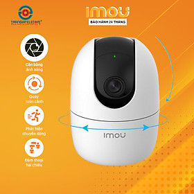 Camera wifi gia đình IMOU Ranger 2 A42P 4MP chính hãng xoay 360 độ , đàm thoại hai chiều , nhận thông báo khi phát hiện chuyển động và tiếng động lạ - Hàng C