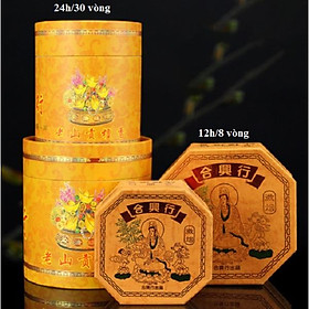 Mua Nhang Vòng Gỗ Đàn hương cao cấp 12h(15 vòng) 24h(30 vòng) mùi dịu nhẹ thanh lọc không khí