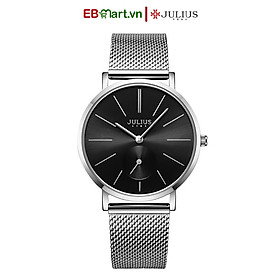 Đồng Hồ Nữ Julius Star JS-022 Kính Sapphire Dây Thép Đường Kính 35mm | EBMart