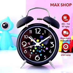 Mua Đồng Hồ Để Bàn Báo Thức Chuông Gõ DB04 Kèm Đèn LED Kiểu Cổ Điển