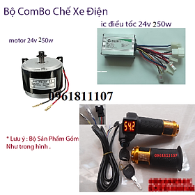 Combo chế xe điện motor 24v 250w