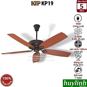 Mua Quạt trần 5 cánh gỗ Kim Thuận Phong KTP KP19 - Hàng chính hãng