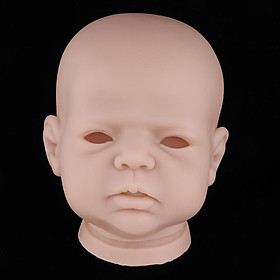 Vinyl Baby Doll Head Sculpt Mold for 20'' Newborn Baby Dolls Normal Skin #3