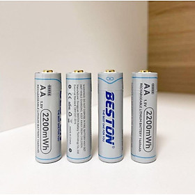 Sạc pin Beston AA AAA M7037 1.5V dùng cho pin 2A 3A 8 khe, cổng USB-C, sạc nhanh tự ngắt thông minh