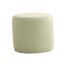 Round Foot Rest Stool Non Slip Footstool Bench Stepstool Stable Decorative Sofa Stool Small Cylinder Stool for Apartment Home Bedside Office