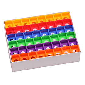 144 Pieces Colorful Billiards Snooker Pool Cue Chalk Holder Case