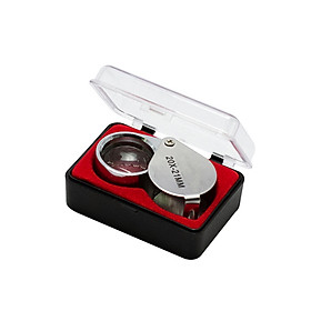 Mua Kính Lúp Móc Khóa Cầm Tay Kim Loại 21mm Độ Phóng Đại Cao