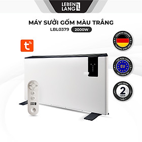 Mua Máy sưởi gốm Lebenlang LBL0379  quạt sưởi gốm công suất 2000W  điều khiển từ xa tiết kiệm điện  an toàn cho gia đình - hàng chính hãng