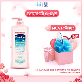 Gel Dưỡng Thể Dịu Mát Trắng Da Vaseline Fresh & Fair 350ml