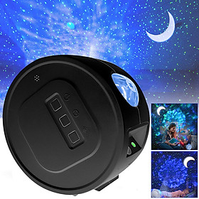 Ocean Starry Sky Projection Light Water Pattern Colorful Rotating Moon Night Light Projector