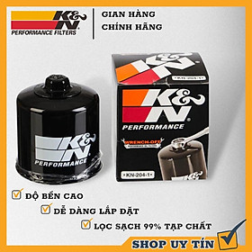 Lọc Nhớt K&N K204-1 Cho SH300i/SH350i lọc sạch 99% tạp chất dễ dàng tháo lắp