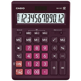 Nơi bán Máy Tính Casio GR-12C-WR - Màu Tím - Giá Từ -1đ