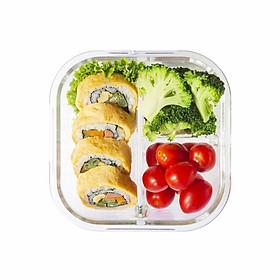 Mua Hộp thủy tinh Nikko 3 ngăn (800ml - 1040ml- 1520ml) - Inochi tiêu chuẩn nhật bản