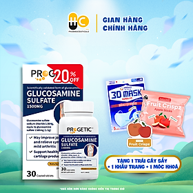 Thực Phẩm Chức Năng Progetic Glucosamine Sulfate 1500mg Hỗ Trợ Sức Khỏe Xương Khớp Người Lớn Date 04/2027