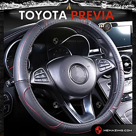 Bọc Vô Lăng ô tô TOYOTA PREVIA | Bọc Volang XEMAZING cao cấp