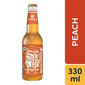 Coolberg nước trái cây vị đào nước uống có ga Coolberg Peach Non Alcoholic 330ml