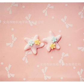 *HN* Charm ngôi sao gắn hoa cho các bạn trang trí vỏ ốp điện thoại, làm Jibbitz, DIY