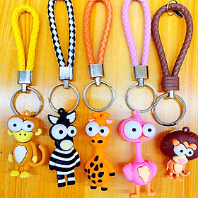 Móc khóa có hình ngẫu nhiên dùng làm quà tặng, trang trí - mk9000