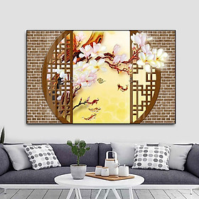 Mua Tranh Tráng Gương Sang Trọng Treo Tường Hiện Đại _ Tranh Pha Lê Điêu Khắc 3D