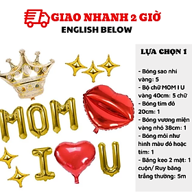 Bộ bong bóng trang trí Ngày của Mẹ Mother's Day balloon set mfd11