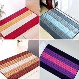 Mua Thảm chùi chân phòng khách chống trơn trượt cao cấp 40x60 THẢM KẺ SỌC