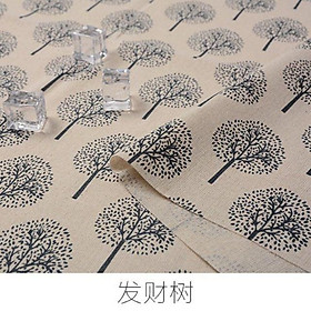 Vải bố vải canvas bụi cây màu nhạt