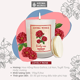 Nến Thơm Thiên Nhiên Mùa Hè Aroma Works Natural Scented Candle 135g