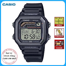 Đồng Hồ Đeo Tay Nam WS-1600H-1AV Chính Hãng