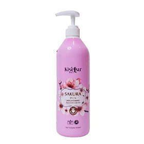 Sữa tắm Kitsetsu Sáng da dưỡng ẩm - Hoa Anh Đào