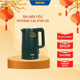 Mua Ấm Siêu Tốc Vành Liền Dung Tích 2.3L POVENA PVN-23 - Hàng Chính Hãng