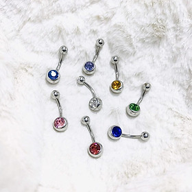 KHUYÊN RỐN BASIC CƠ BẢN NHIỀU MÀU CÁ TÍNH - XUÂN SHOP CHUYÊN KHUYÊN NHẬP THÁI
