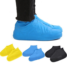 Mua Set  2 bao bọc giày đi mưa - ủng đi mưa silicon  chống nước   chống thấm   chống trơn trượt thời trang hiện đại   thiết kế ôm chân   êm phù hợp cho cả nam và nữ