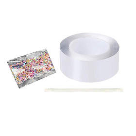 Clear Double Sided Tape Reusable for Blowing Bubble Picture Decoration