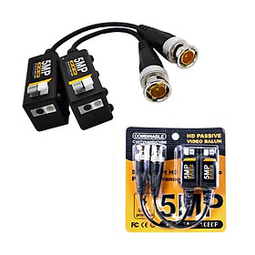 Mua Balun dùng cho Camera AHD/CVI/TVI Full HD 5Mp vỉ vàng