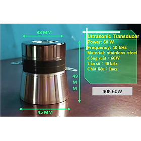 Mua Đầu phát siêu âm / Thiết bị phát sóng siêu âm -60W / 40kHz