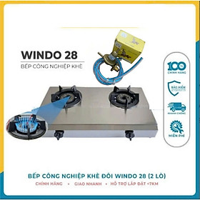 Mua Bếp Khè Đôi WINDO 2 Lò bán Công Nghiệp Áp Cao - Hàng Chính Hãng