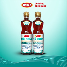 Combo 2 Nước mắm nhĩ dinh dưỡng Ranee cá cơm 60N 500ml