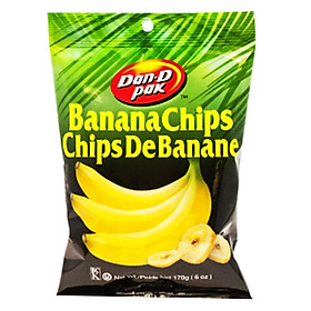 CHUỐI SẤY GIÒN XUẤT KHẨU MỸ 170G DAN D PAK - BANANA CHIPS 170G,KHÔNG CHẤT BẢO QUẢN,HƯƠNG VỊ MỚI,BỔ SUNG VITAMIN VÀ DƯỠNG CHẤT
