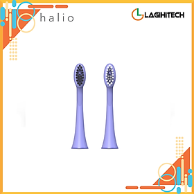 Hình ảnh Combo Đầu Bàn Chải Điện Halio Sonic Whitening Electric Toothbrush Periwinkle - Hàng Chính Hãng