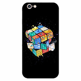 Ốp lưng in cho Iphone 6 Plus/ 6s Plus Rubik Vũ Trụ