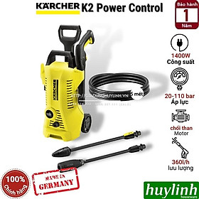 Máy xịt rửa xe cao áp Karcher K2 Power Control - Sản xuất tại Đức - Hàng chính hãng