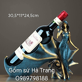 Mua Gác rượu tượng cô gái decor trang trí bày rượu bàn tiệc
