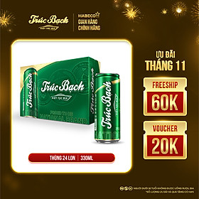 Bia Trúc Bạch - Thùng 24 lon 330ml