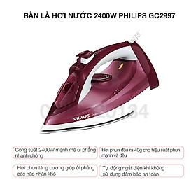 Mua Bàn là hơi nước 2400w Philips GC2997 - Hàng chính hãng