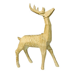 Standing Deer Statues Reindeer Figurines Sculpture Animal Statue for Bedroom